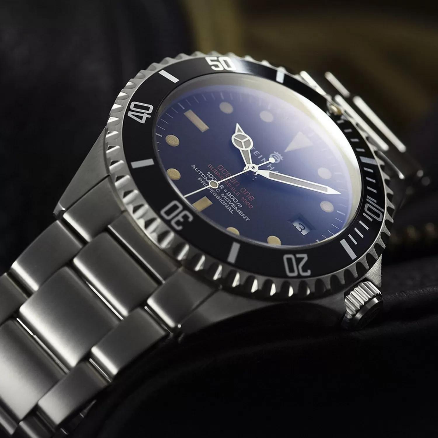 Ocean One Vintage Rodt Dykkerur*Steinhart Watches Store