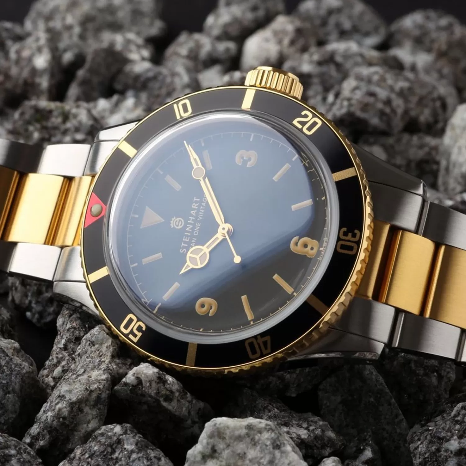 Ocean One Vintage Two-Tone Diver Watch*Steinhart Watches Hot