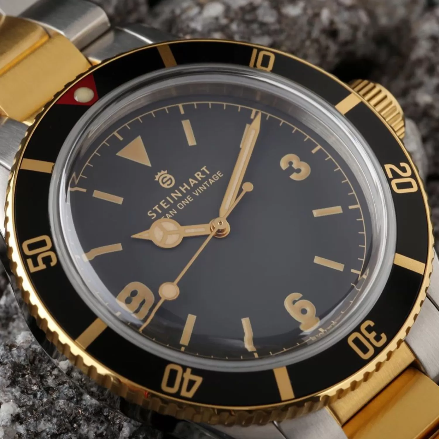 Ocean One Vintage Two-Tone Diver Watch*Steinhart Watches Hot