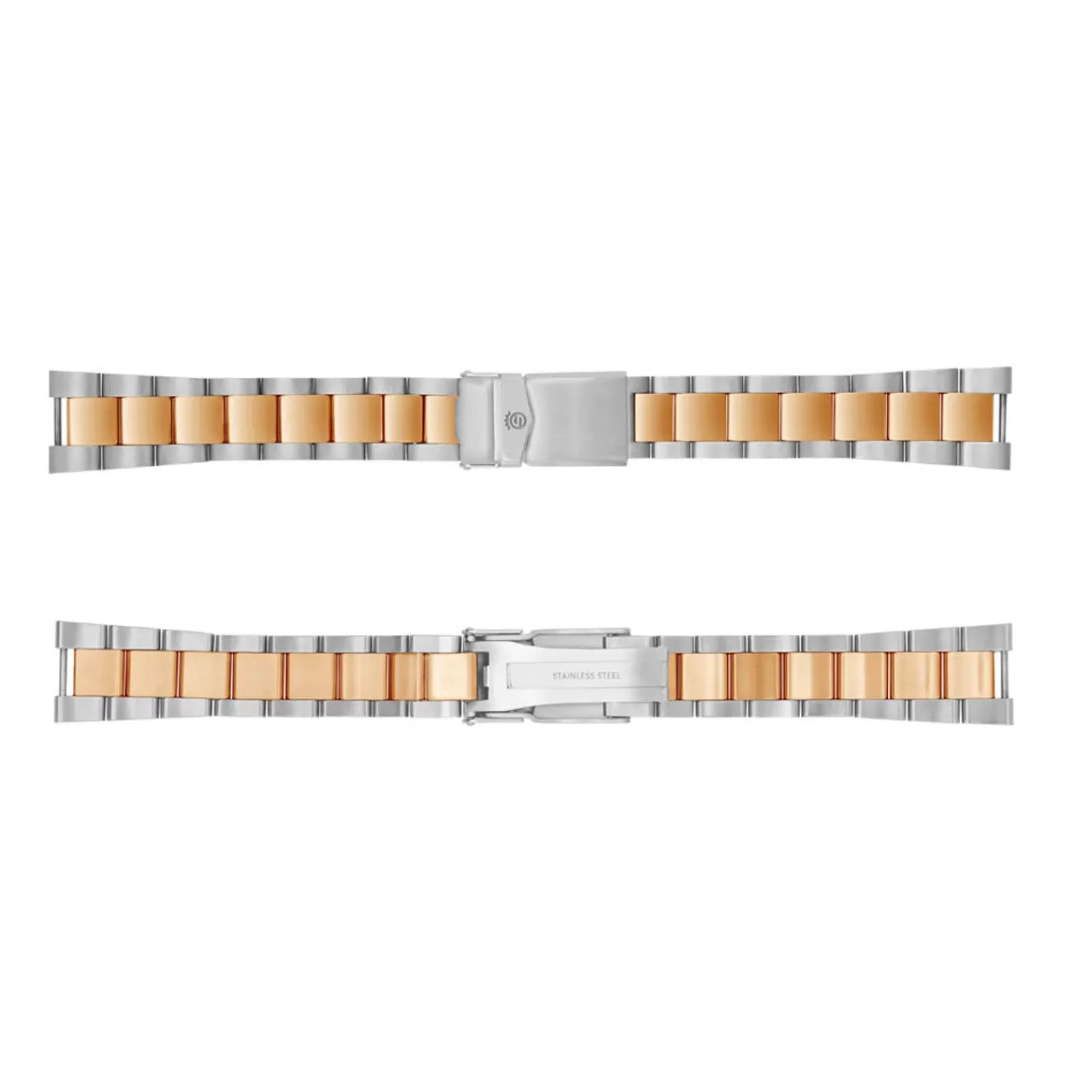 Rustfrit Stal Armbånd Tofarvet 22/18 For Ocean One Uden Endlinks*Steinhart Watches Clearance